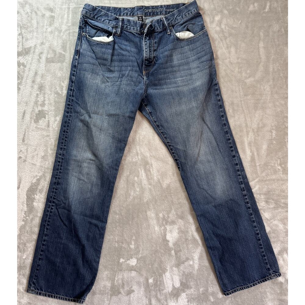 Gap Jeans Mens 33x32 Premium Standard Straight Americana Retro Designer Casual